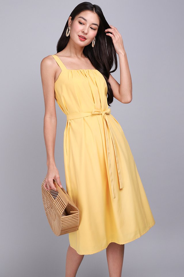 Happiness Regime Dress In Sunshine Yellow