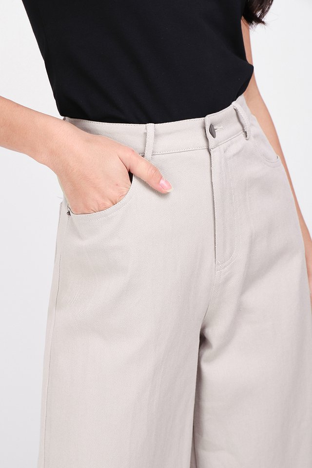 Charlie Culottes In French Grey