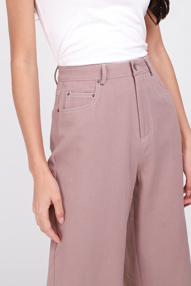 Charlie Culottes In Rum Pink 