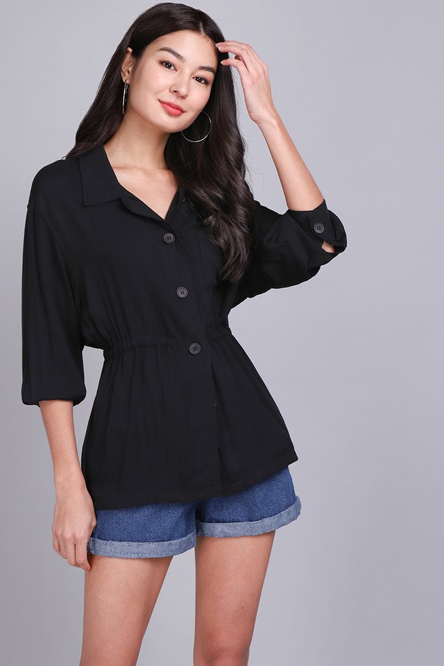 Easy Does It Top In Classic Black