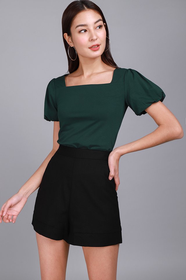 Ariel Top In Forest Green