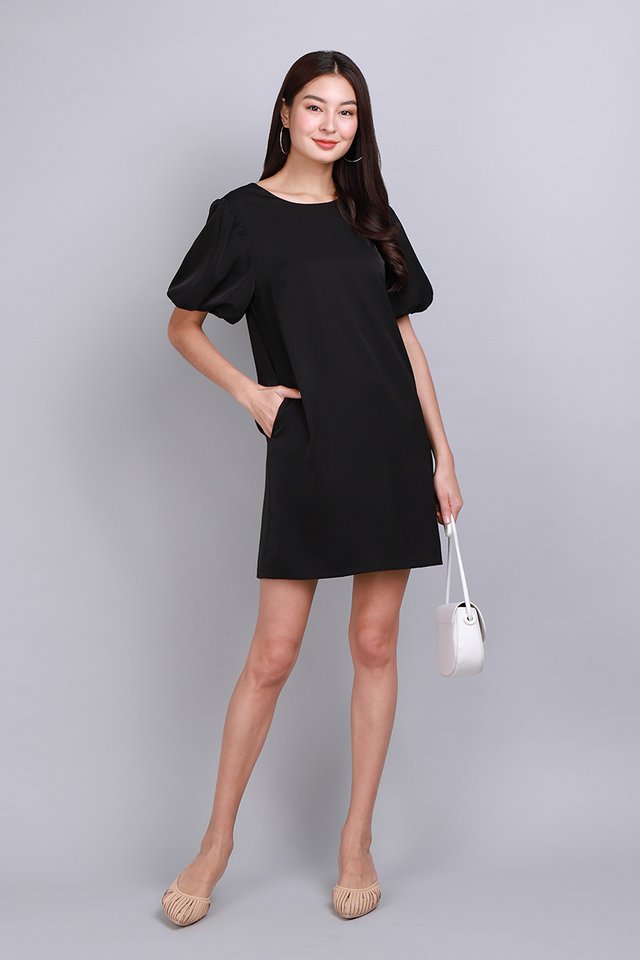 Perfectly Poised Dress In Classic Black