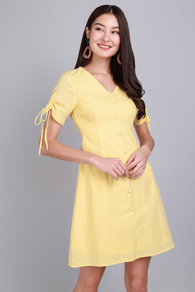 Summer Enchantment Dress In Sunshine Yellow