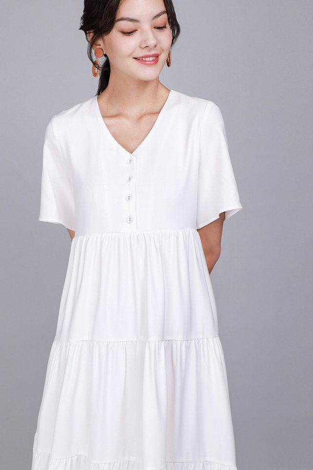 A Dreamy Romance Dress In Classic White
