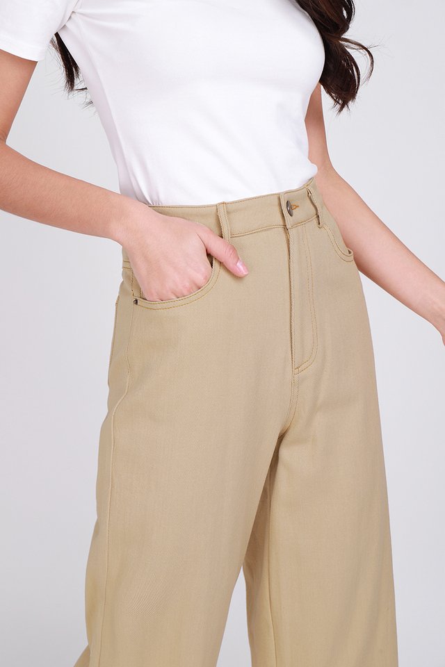 Charlie Culottes In Camel Sand