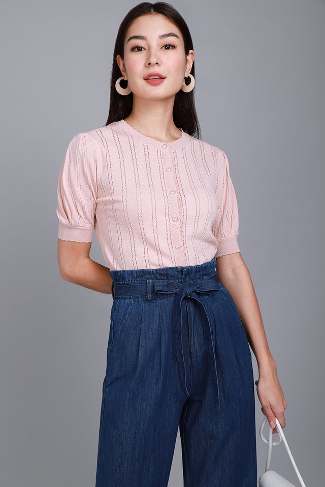Tender Moments Top In Dusty Pink