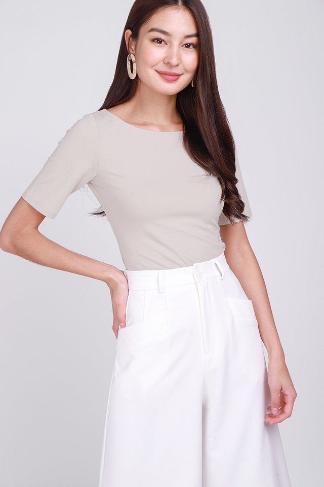 Colette Top In Taupe