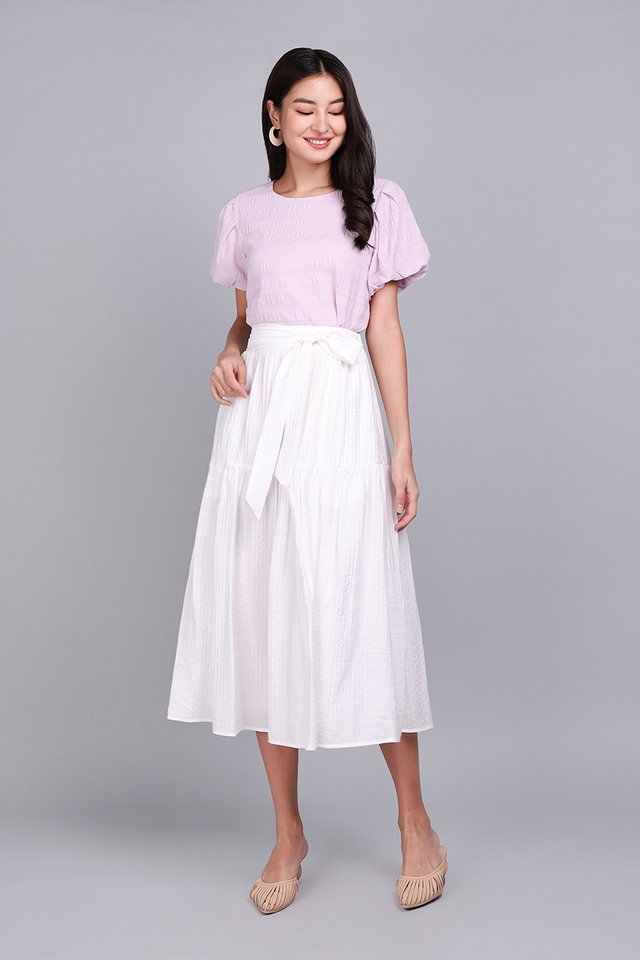 Way Through The Woods Skirt In Classic White