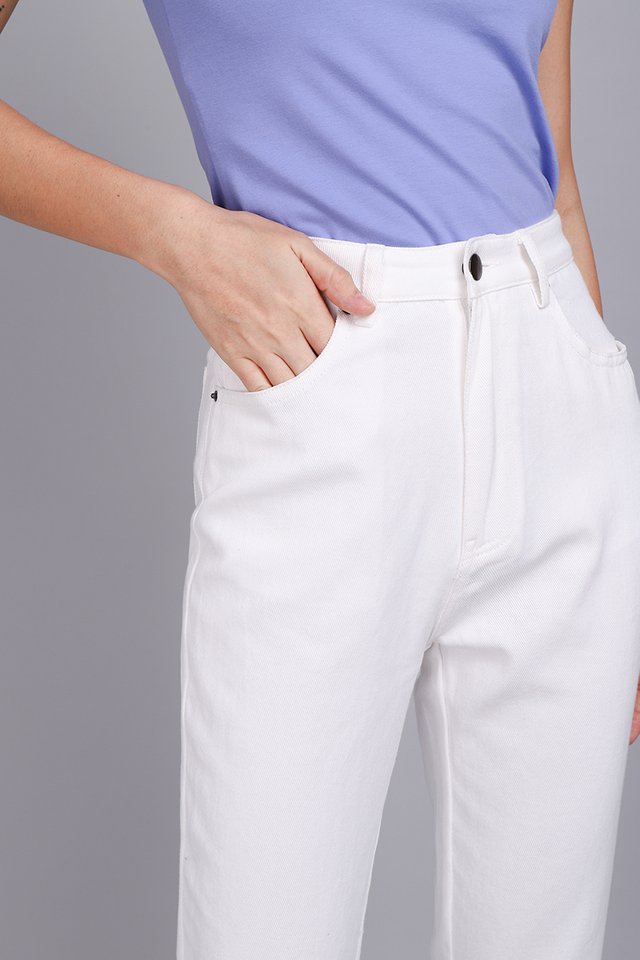 Stanley Pants In Classic White