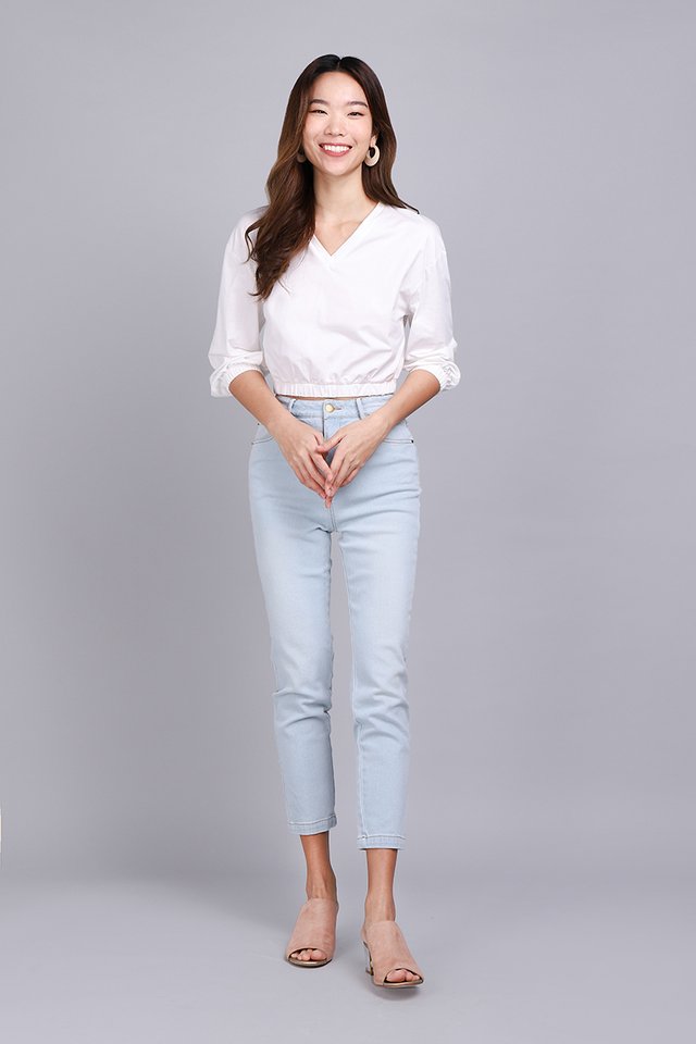Beckie Top In Classic White