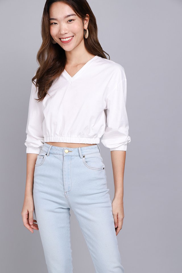 Beckie Top In Classic White