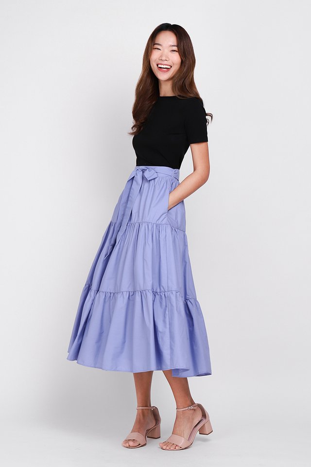 Happy To Swish Skirt In Periwinkle