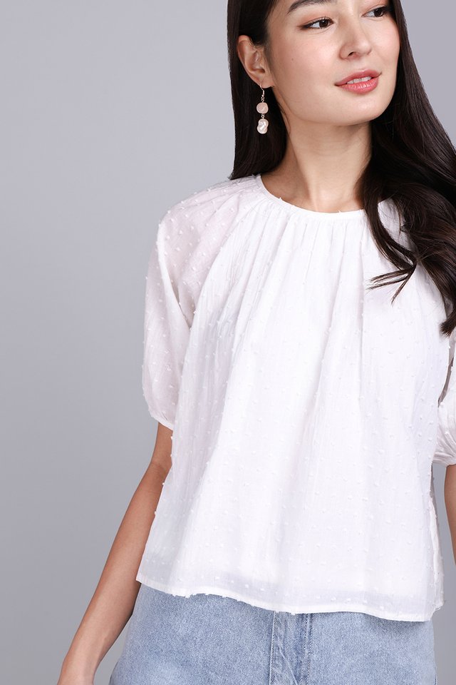 Tranquil Mood Top In Classic White