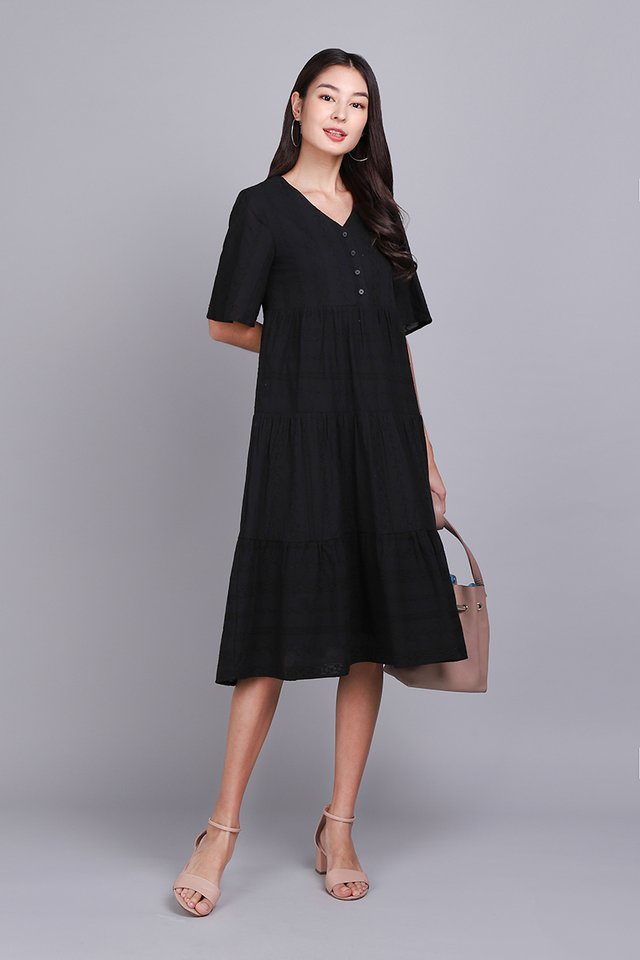 Fable Of Romance Dress In Classic Black