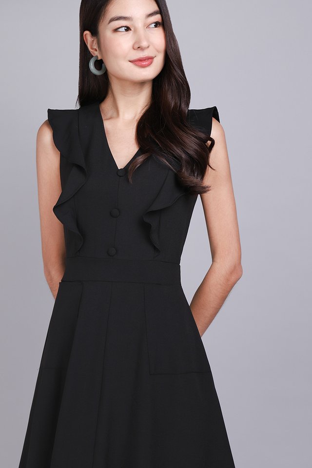 Classy Appeal Dress In Classic Black