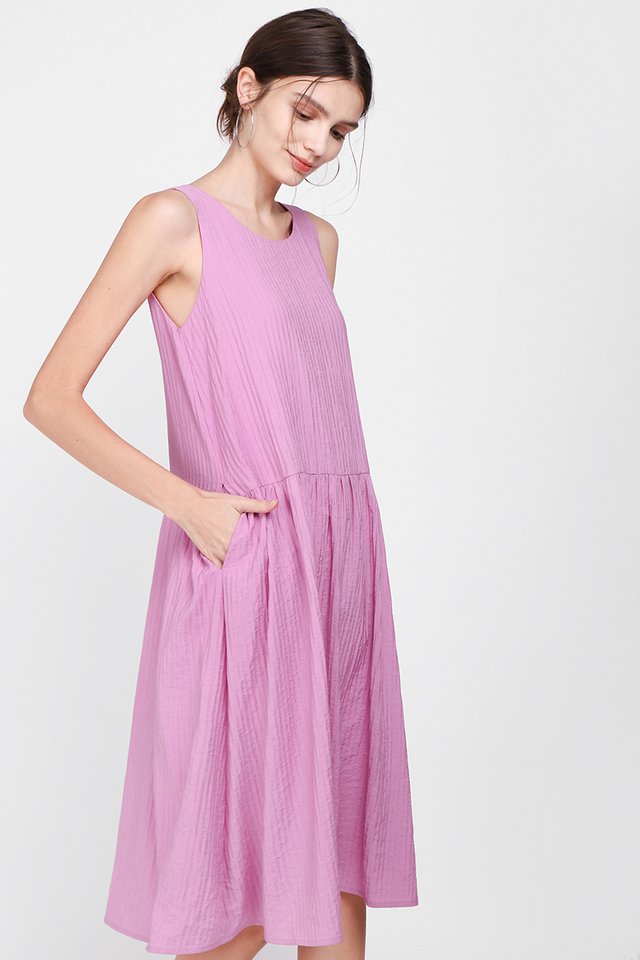 Flourish and Thrive Dress In Taffy Pink