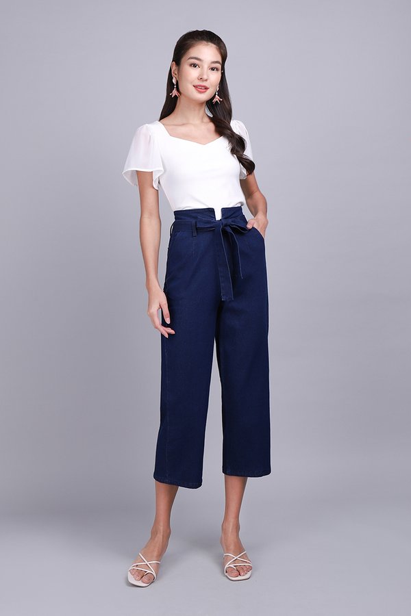Zara Top In Classic White Zara Top In Classic White