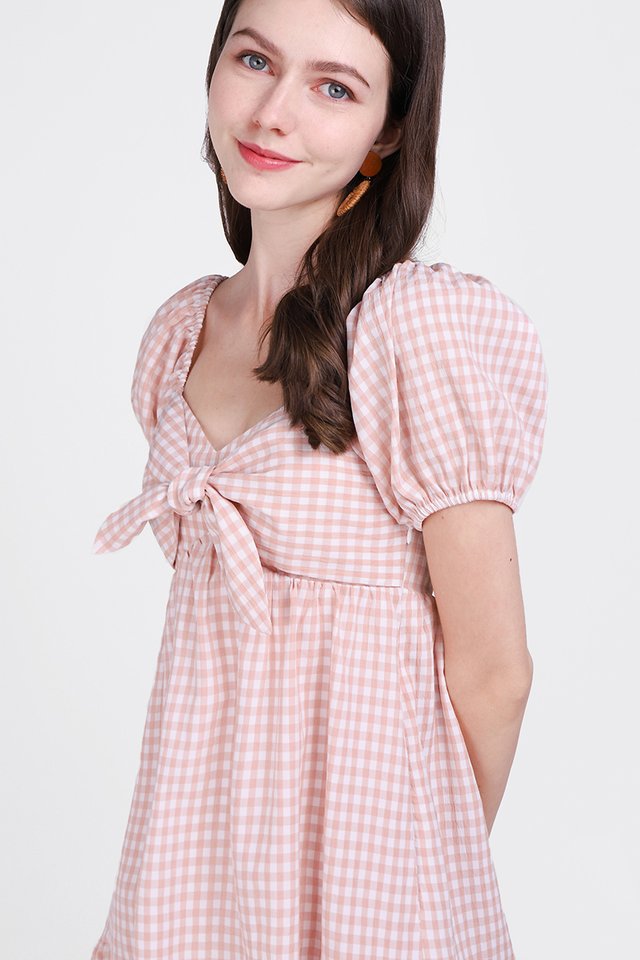 Crush On You Dress In Pink Gingham