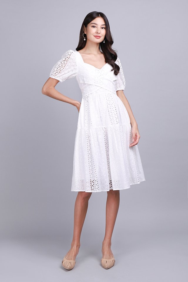 With All My Heart Dress In Classic White