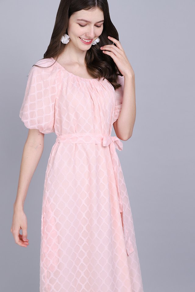 Pastel Merriment Dress In Soft Pink