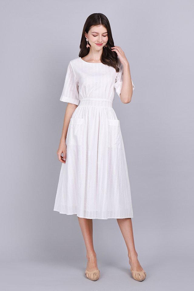 Charlotte Dress In Classic White