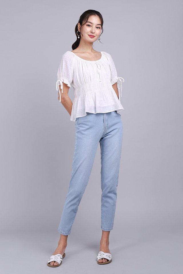 Layla Top In Classic White