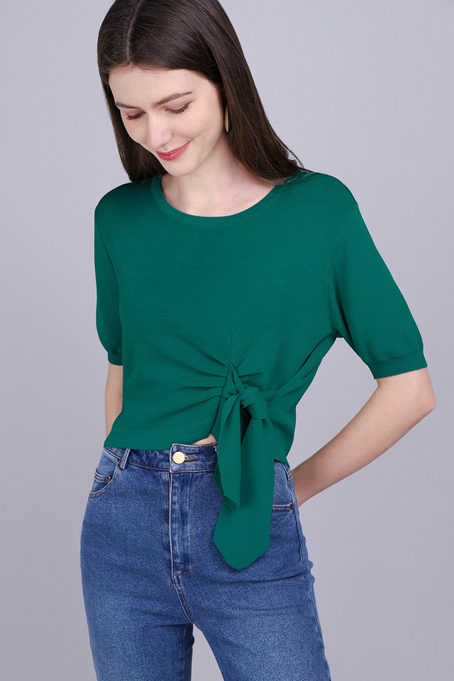 Claire Top In Teal