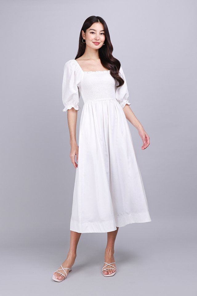Mia Dress In Classic White