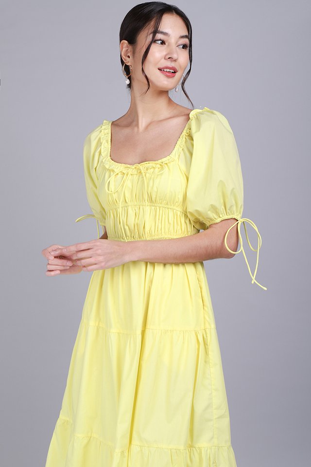 Viola Dress In Lemon