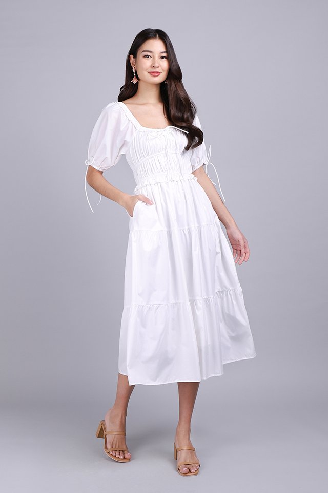 Viola Dress In Classic White