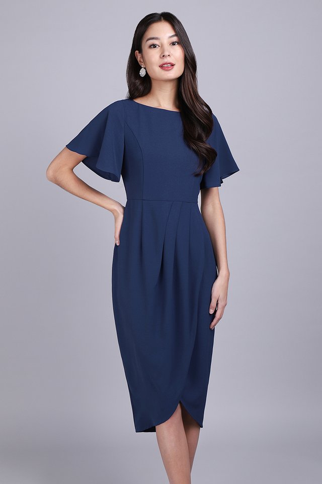 Daphne Dress In Mediterranean Blue