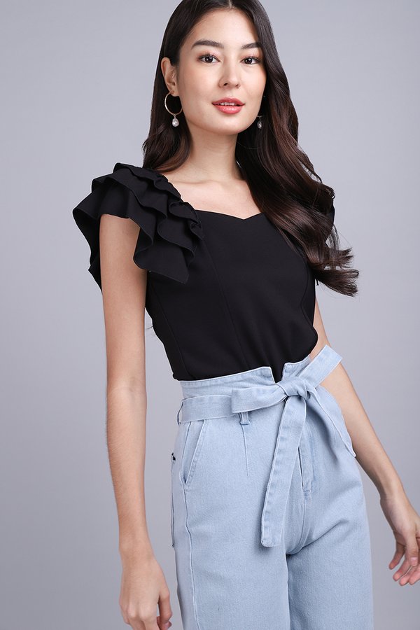 Charmaine Top In Classic Black