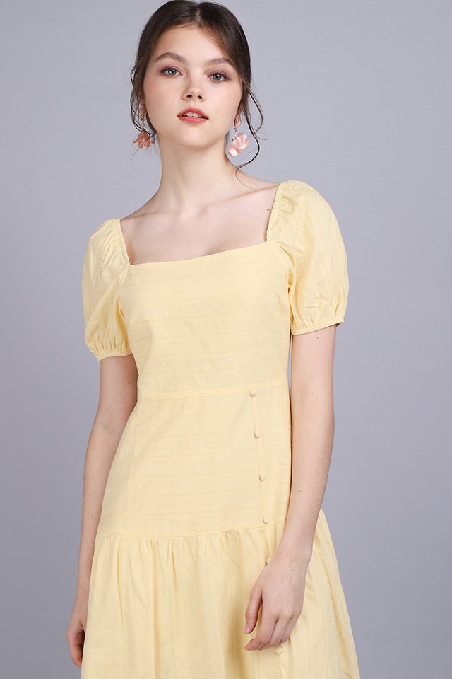 Hadley Dress In Daffodil Yellow