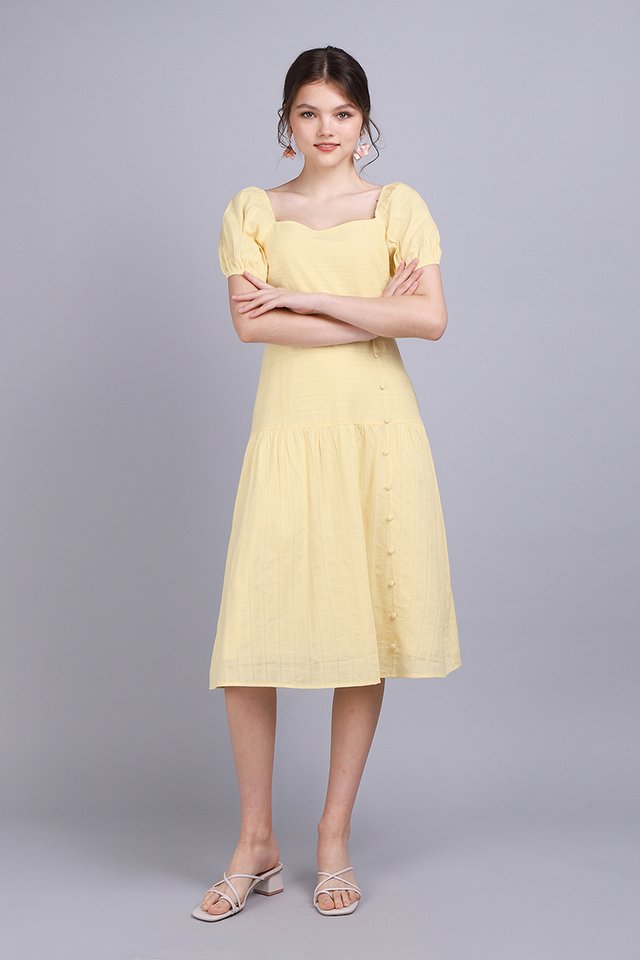 Hadley Dress In Daffodil Yellow