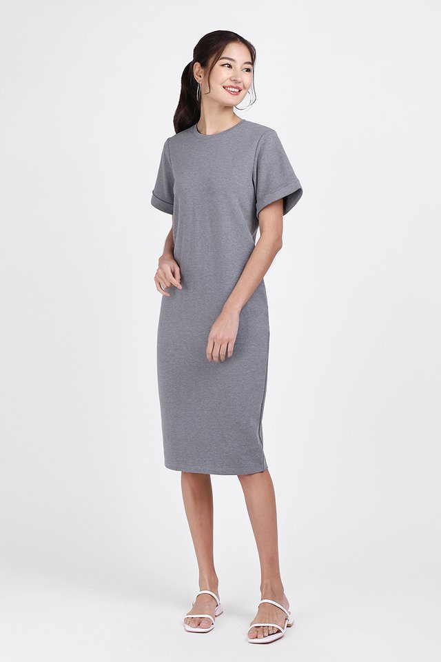[BO] Nara Dress In Heather Grey