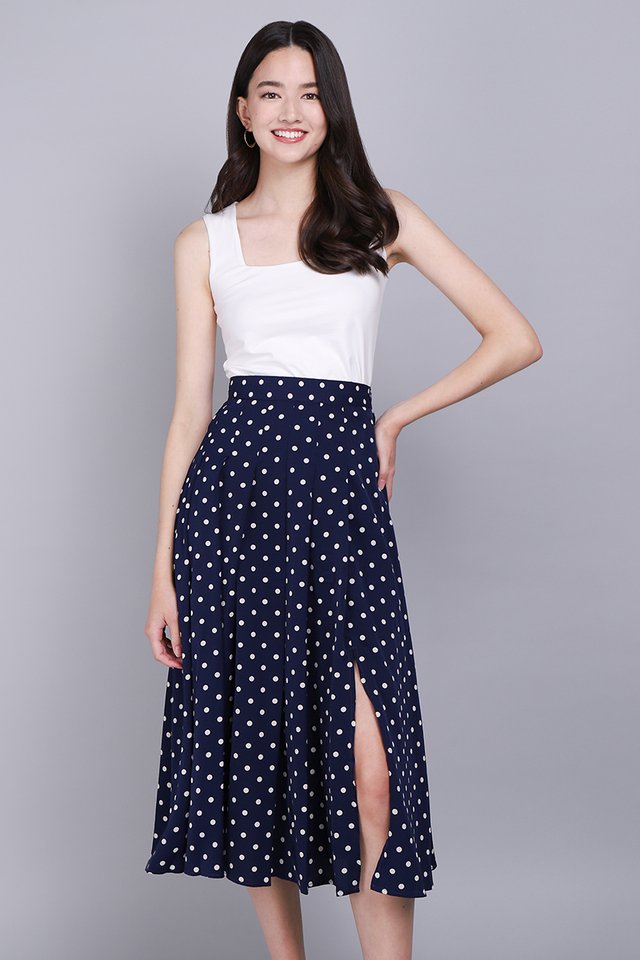 [BO] Celeste Skirt In Blue Dots