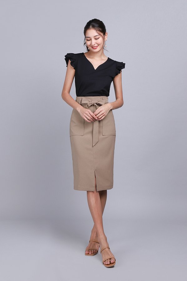 Vera Top In Classic Black