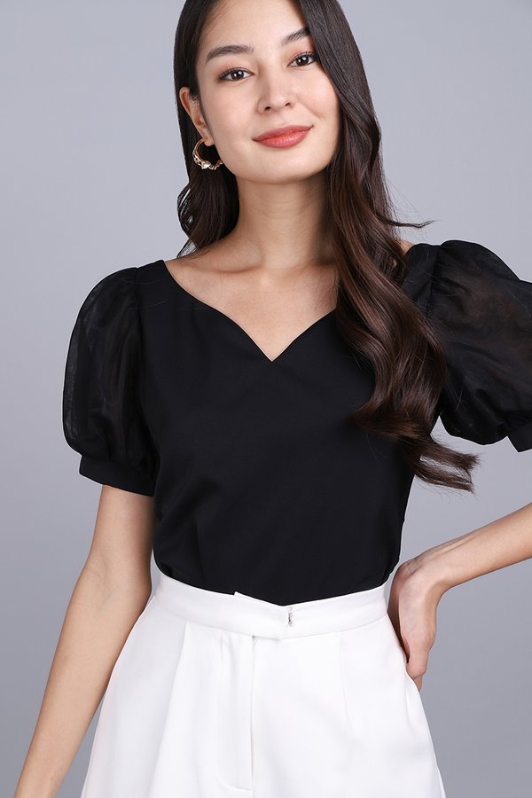 Grace Top In Classic Black