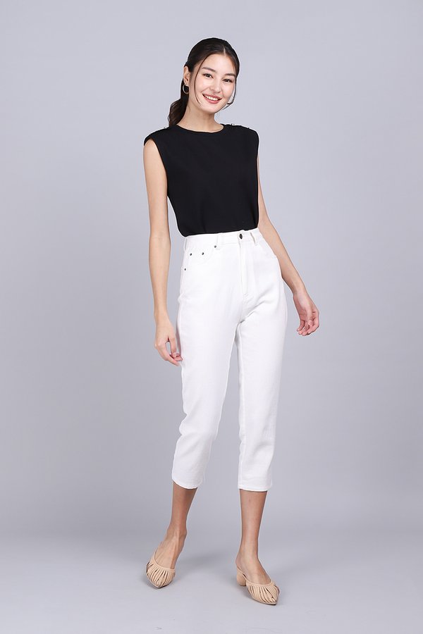 Luca Top In Classic Black