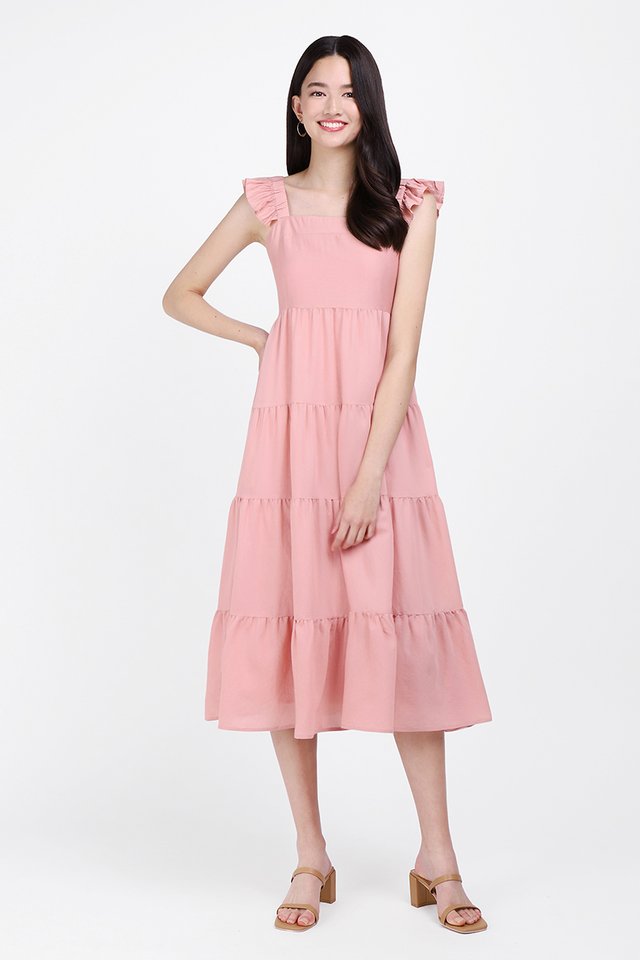 Athena Dress In Soft Pink