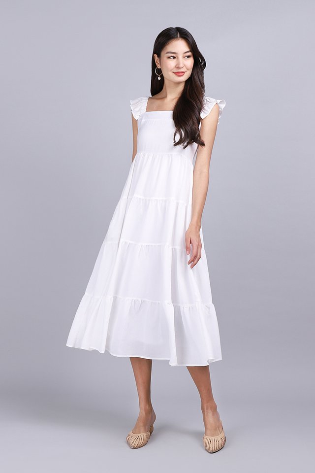Athena Dress In Classic White