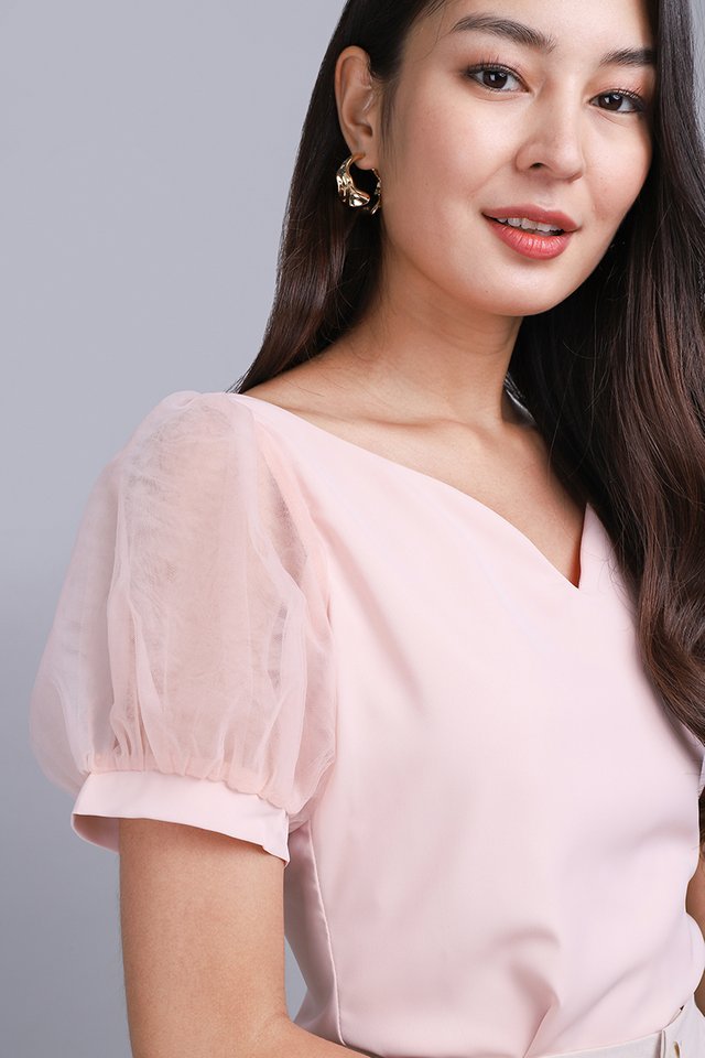 [BO] Grace Top In Soft Pink