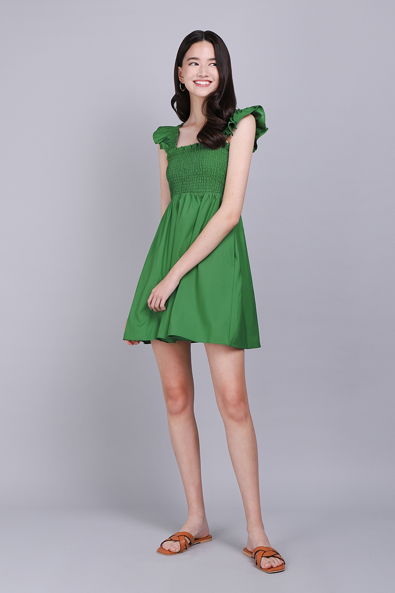 Maxine Romper In Kelly Green LilyPirates