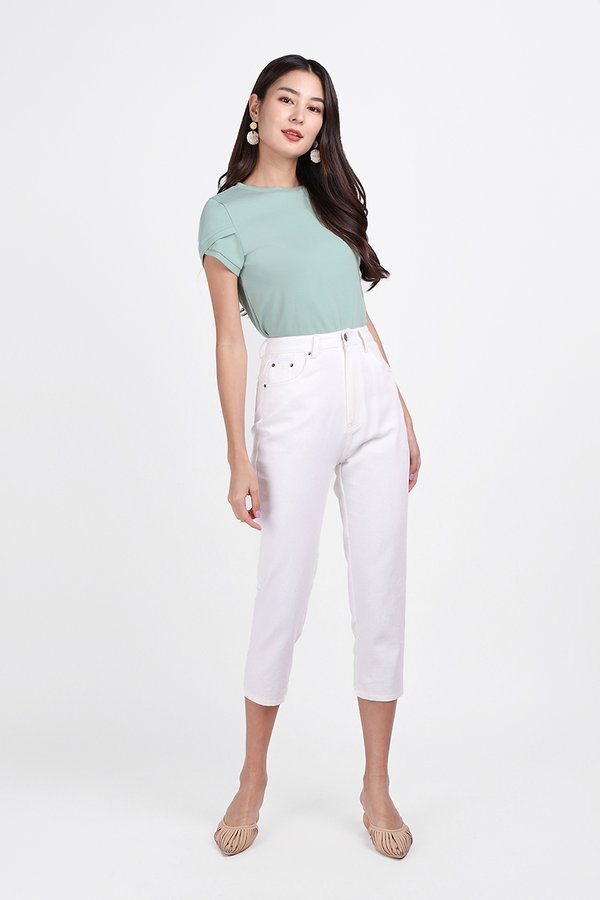 Angie Top In Seafoam