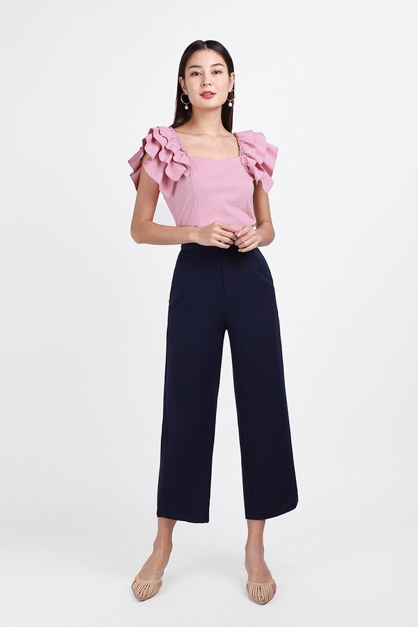 Charmaine Top In Lavender Pink