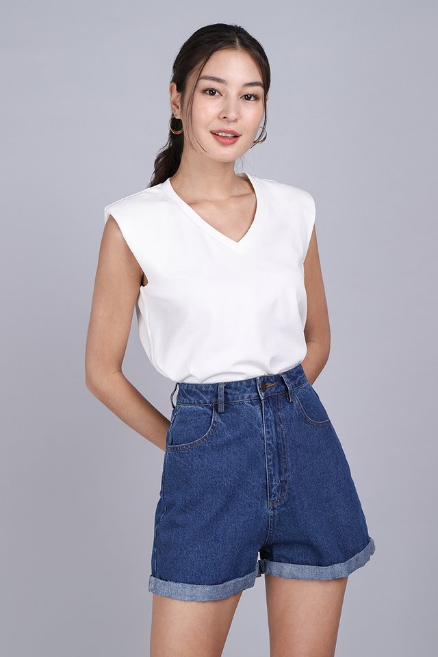 Tina Top In Classic White