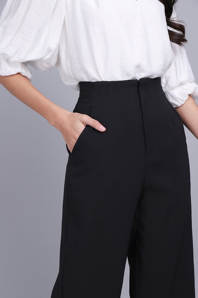 Troy Culottes In Classic Black