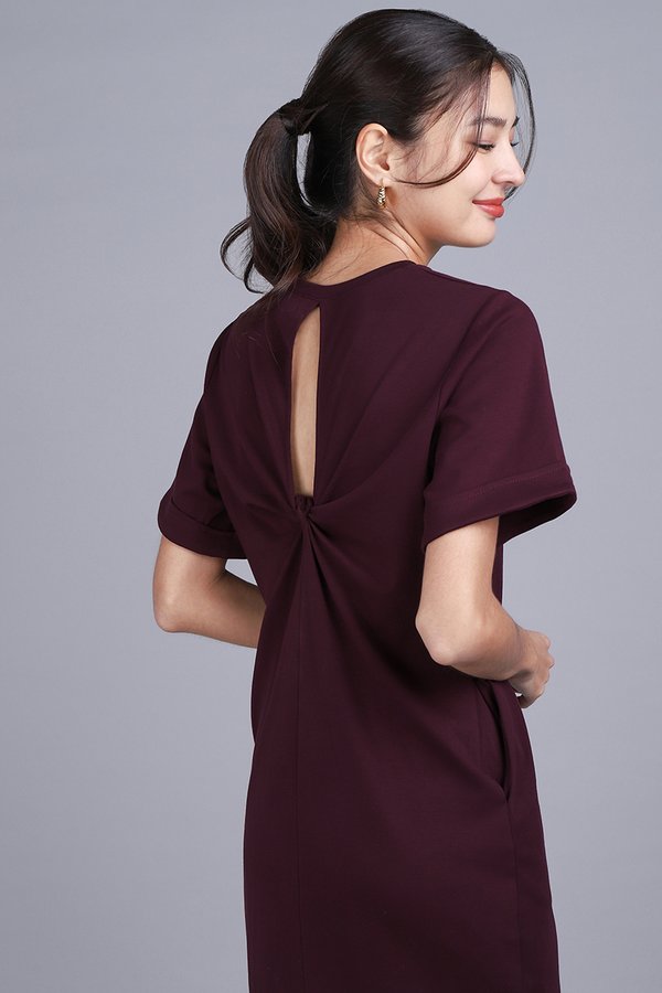 Nara Dress In Merlot