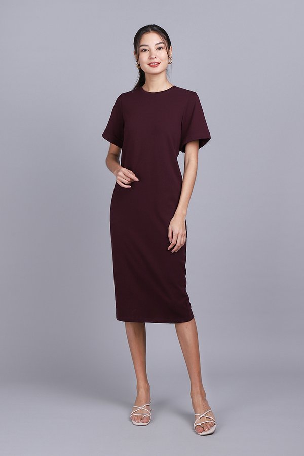 Nara Dress In Merlot