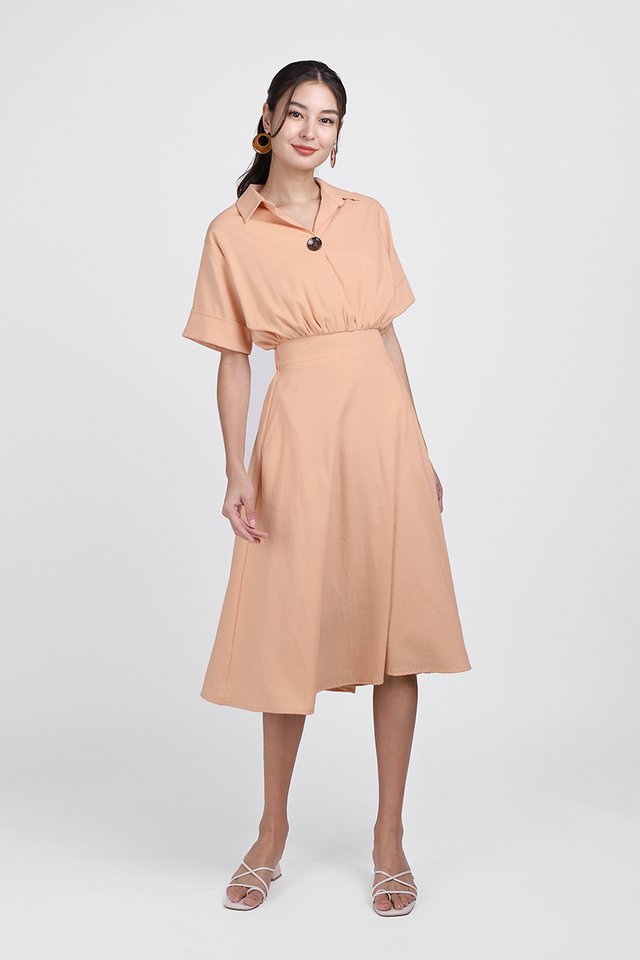 Robyn Dress In Apricot